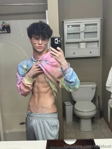 Tie-dye and six-pack