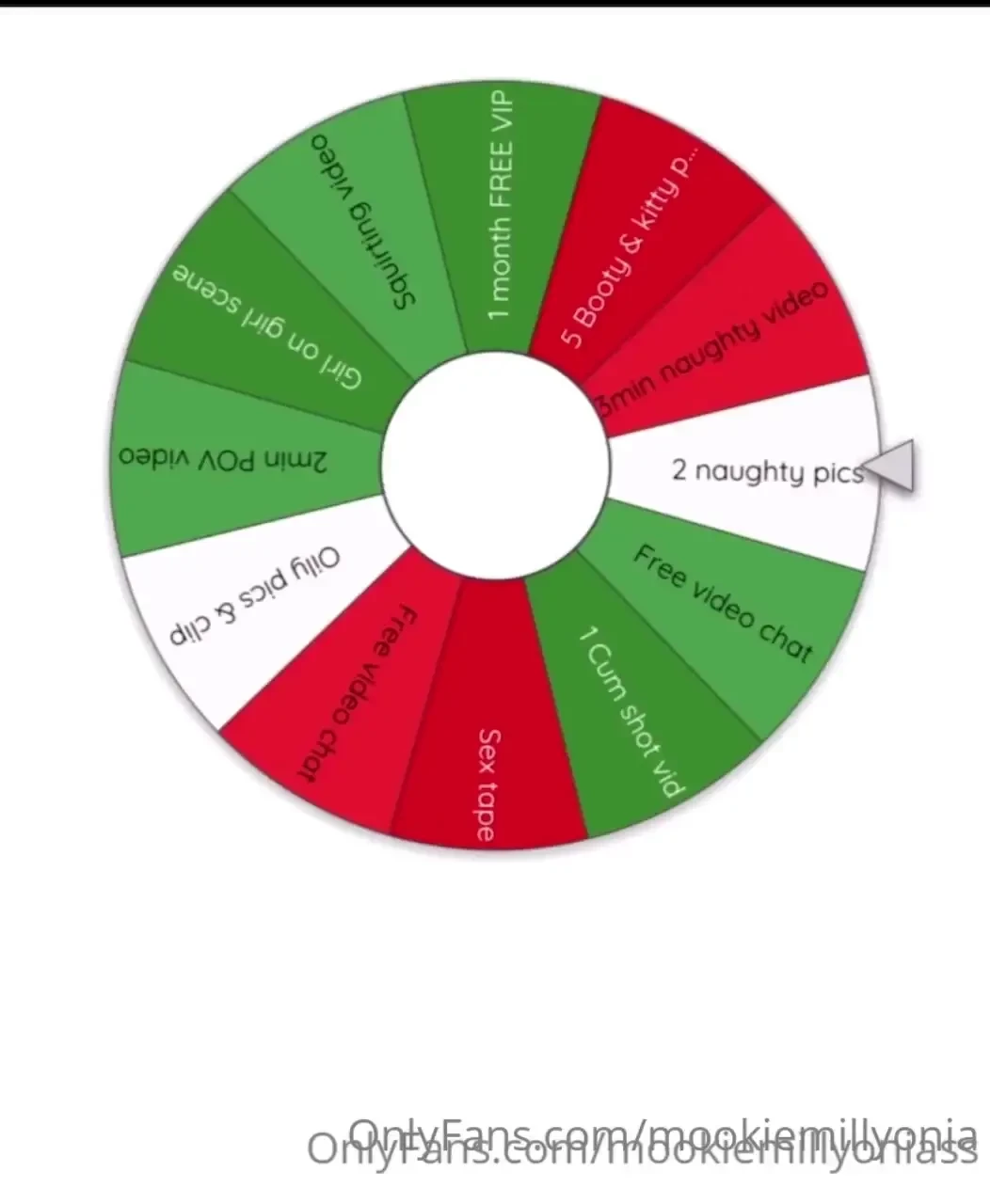Christmas came earlier spin my naughty christmas wheel for a chance to 