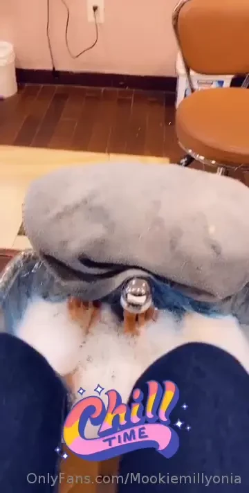 Got my toes done yesterday part 1 