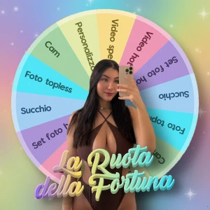 La ruota tornata vuoi un video personalizzato di 10 minuti tutto per