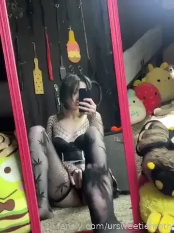 I d edge all week if you told me to fishnets alt soloplay petite part 1 