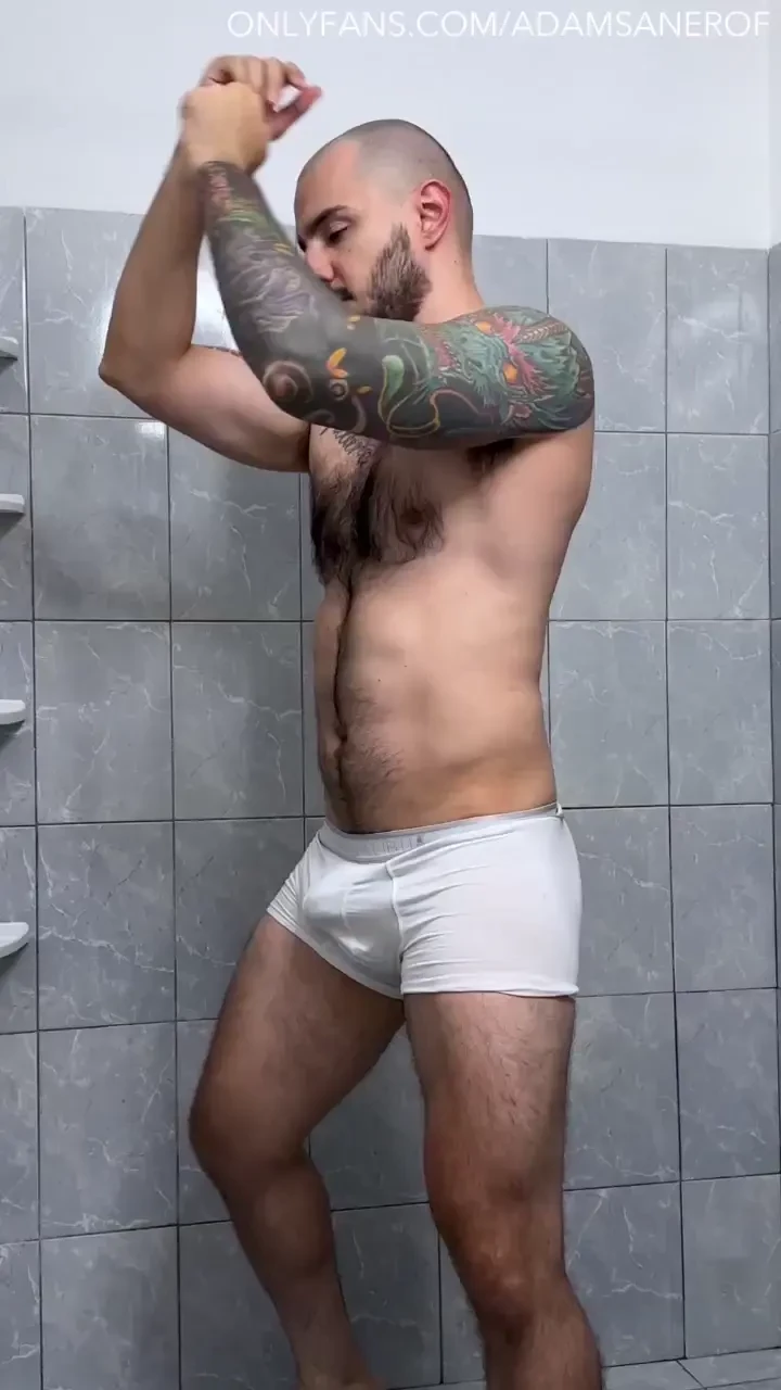 Being a goofball in the shower at this point you boys probably think 