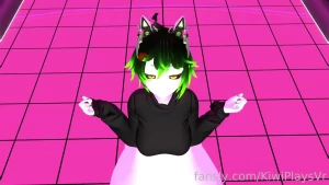 Mmd juicy digestion dance breast thigh growth vrchat vore digest