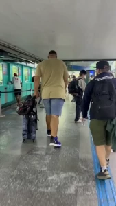 In the way to rub my smelly feet on my slave s face