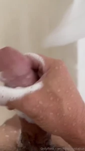 Jerking off in the shower cumshot part 1