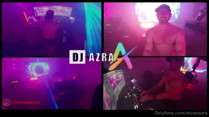 A snap of my recent dj sesh dj azra in the mix san diego