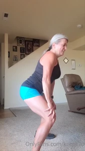 I danced after today s workout and did a little twerking if you can