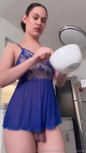 Cooking naked shaking my ass so you know the pancakes are made with part 3