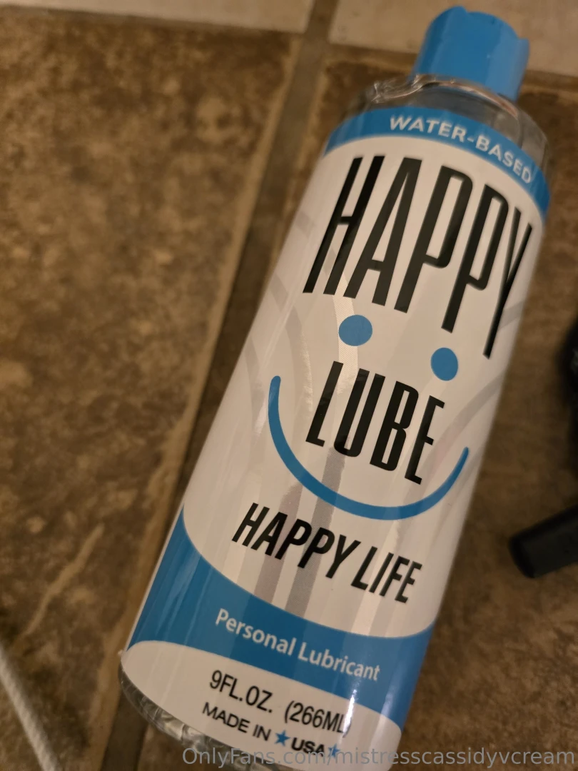 I had no idea the secret to a happy life is just happy lube 