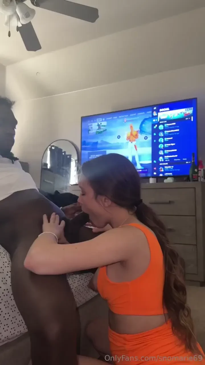 Watch me suck daddy bbc amp balls till he cum on me part 1 