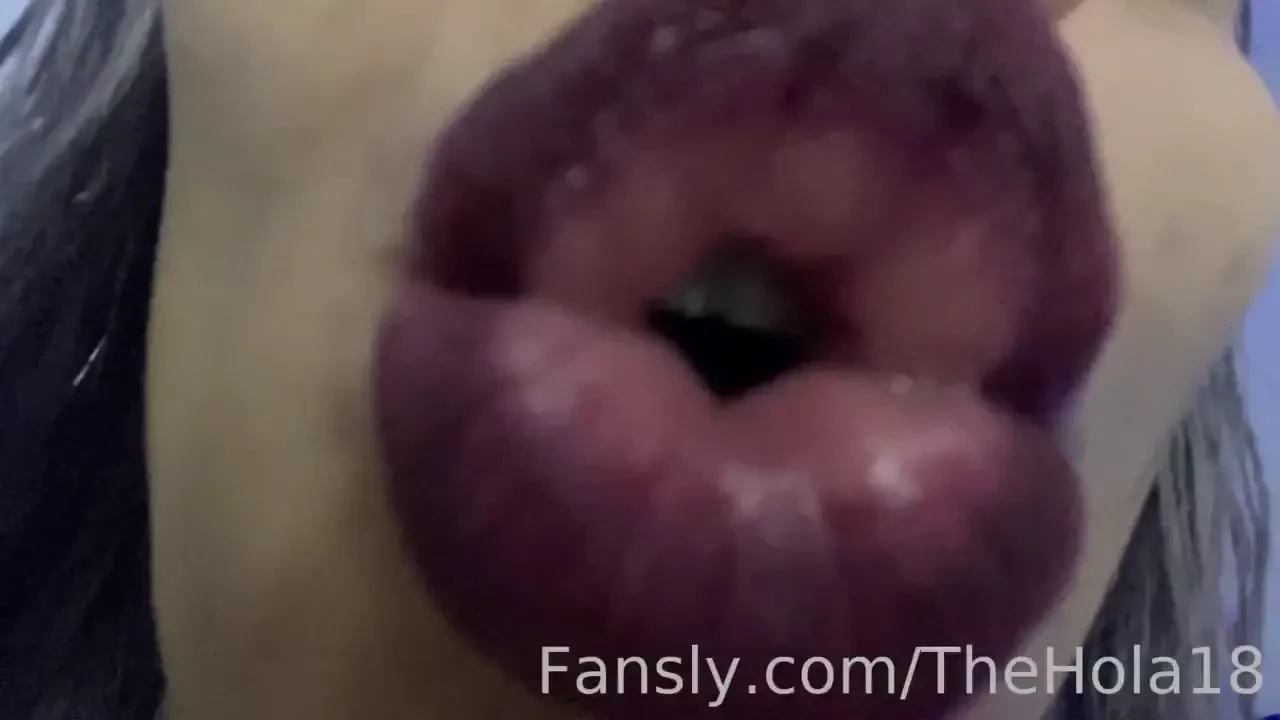 Giantess big lips hola18 giantess mouth pov tongue uvula wet biglips 