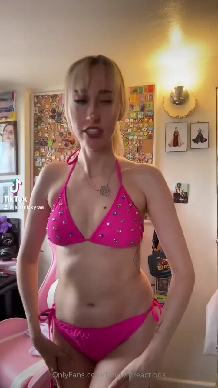 Many more silly clips of nicky in her bikini like this always coming 