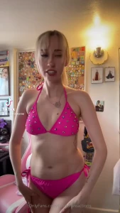 Many more silly clips of nicky in her bikini like this always coming