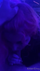 I love feeling his cock in my throat so much he tastes so good do you