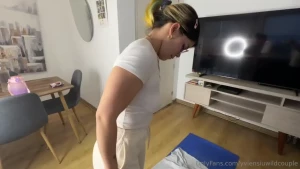 I fucked my yoga student creampie it was his first class so i started