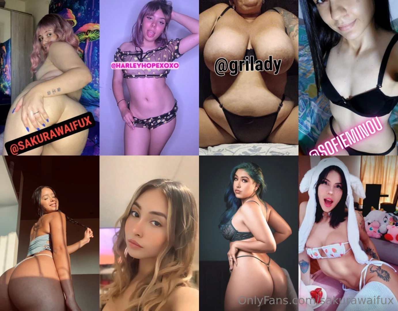 Sakurawaifux harleyhopexoxo grilady sofieminou rossanaprincess 