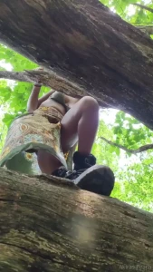 Sex on a tree i would love to do this again i was a but nervous here