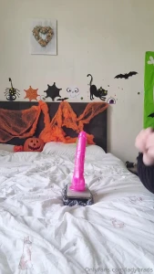 I take an 8 inch monster dildo in my pussy doggy style i have such a