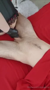 After sucking for a while he wanted to fuck so i put on a little skirt