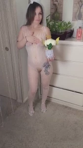 Amateur behind the scene photo shoot with mini mollie minimollie656