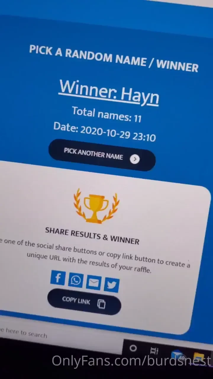 Congrats to the giveaway winners of the october giveaway and thank you 