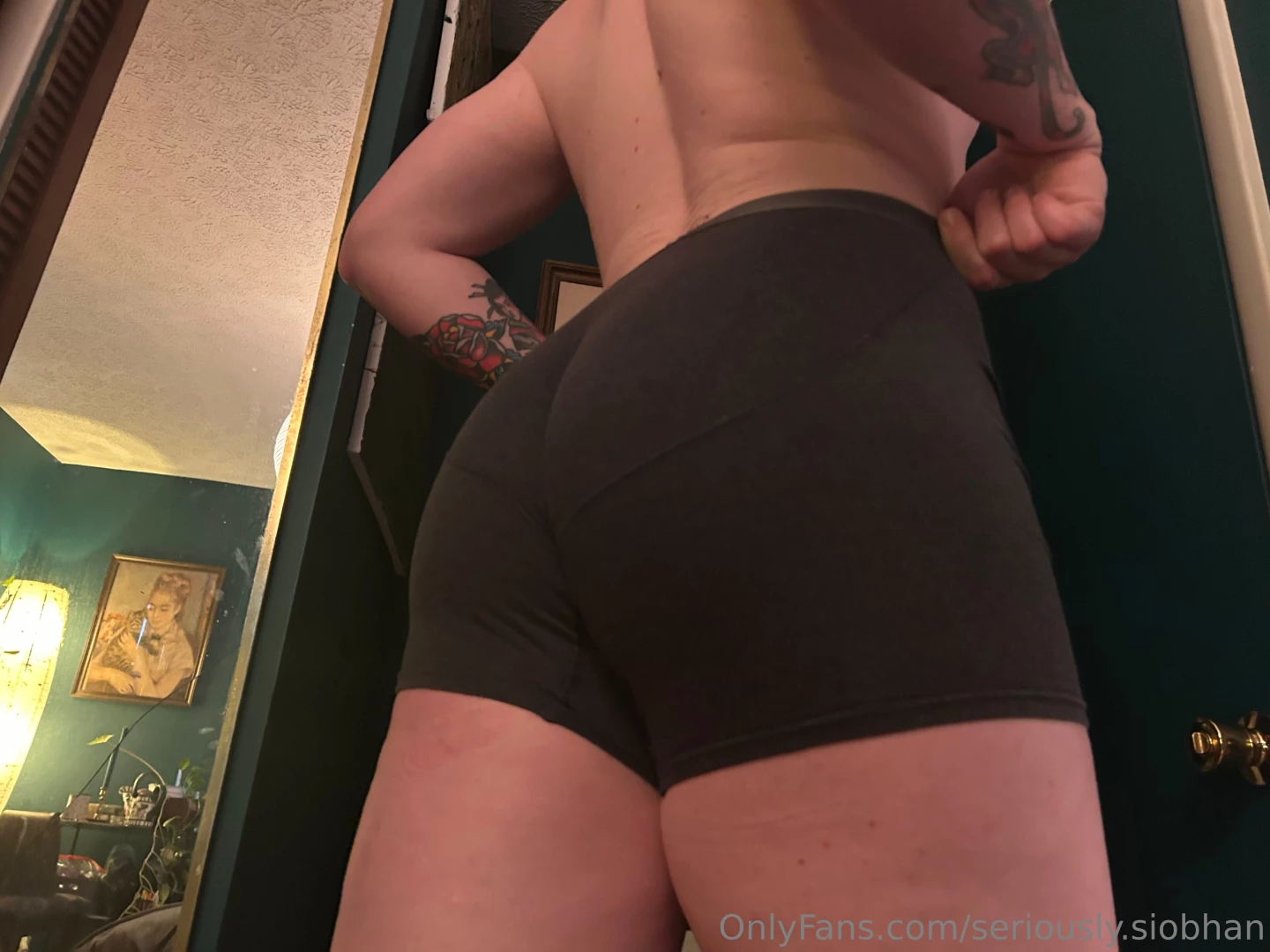 Tried on my old boxers estrogen has made my ass and thighs so much part 2 