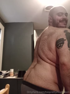 Modeling some new undies and my fat rolls for you do they make me look