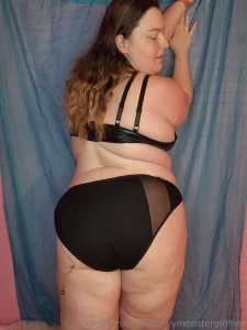 More pleather shiny lingerie