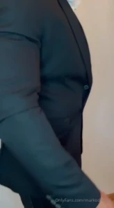 Suit on or should i take it off for you