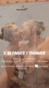 Omg we were sooo wet me and my 2 hot friends were not feeling shy as