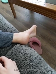 My feet get hot in these slippers so i have to take them off sometimes