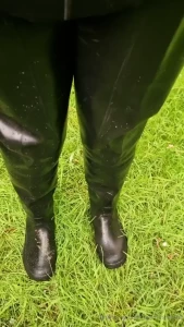 Waders in action in ideal weather