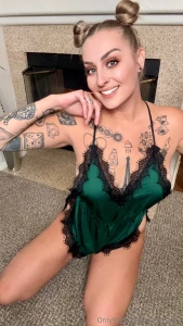 Feeling sexy this saturday morning plus the fireplace feels amazing