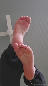 Good morning enjoy this pov of you underneath my soft soles careful
