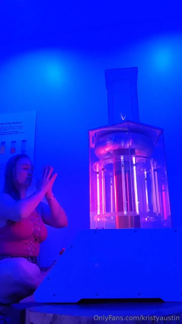 Peek into my world meditation while getting biocharged 