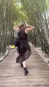 Prancing into the last days of summer glittery bikini on underneath