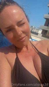 It s a lovely day the sun makes me relaxed and a little bit naughty