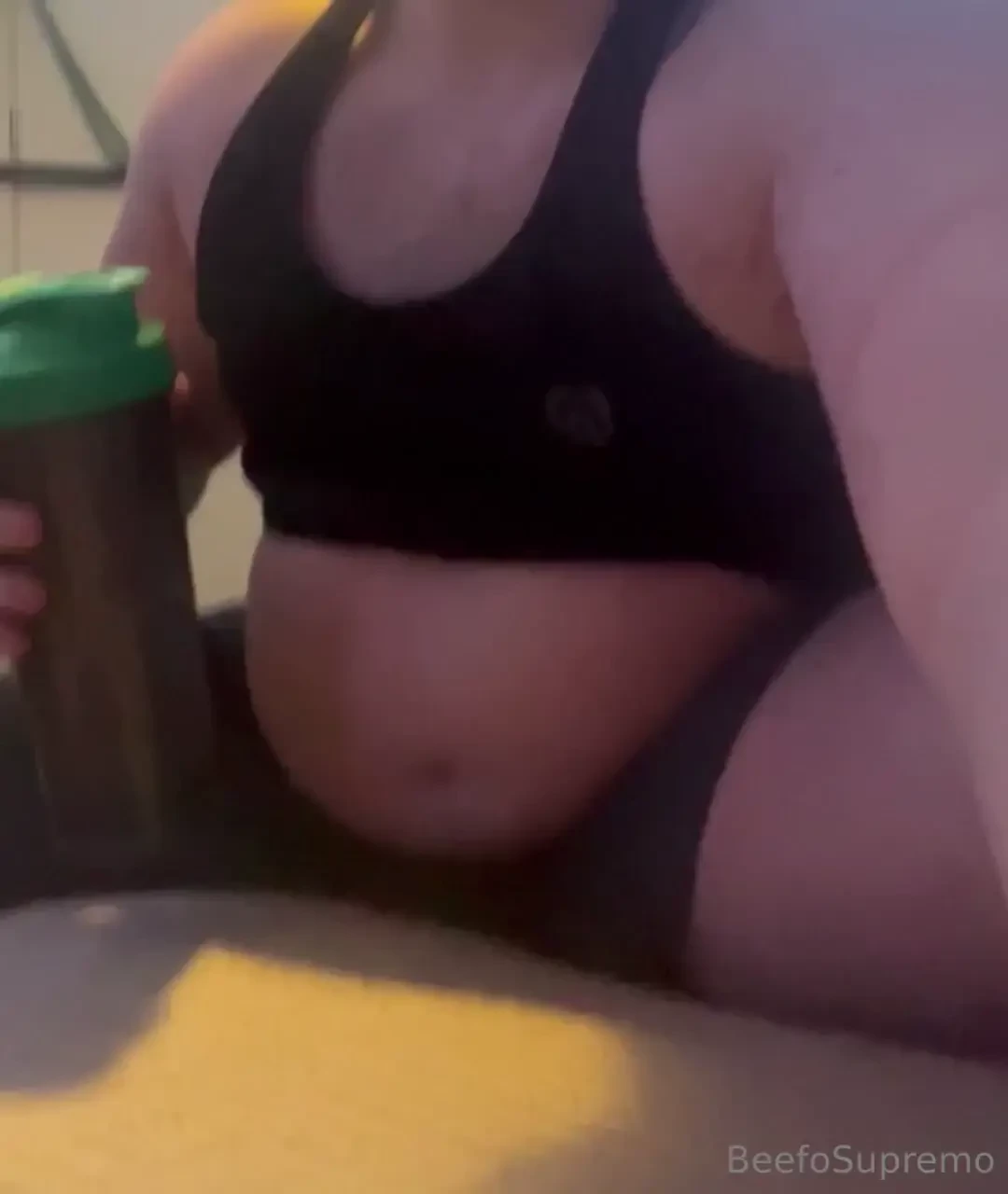 New angle chugging a gainer shake after my workout i m starting to 