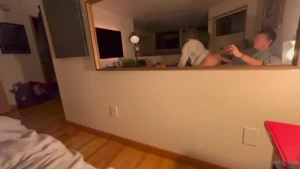 Riding his cock just got even hotter with this new mirror next to our