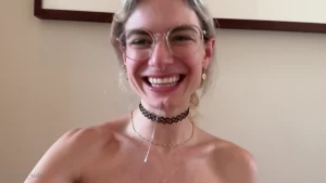 Starting the day being cute and goofy with cum dripping from my face