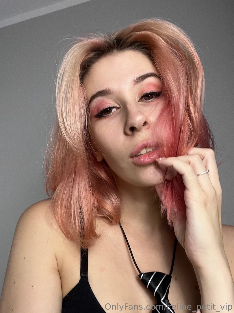 Peach-colored hair and fox eyes makeup that s my choice for saturday 