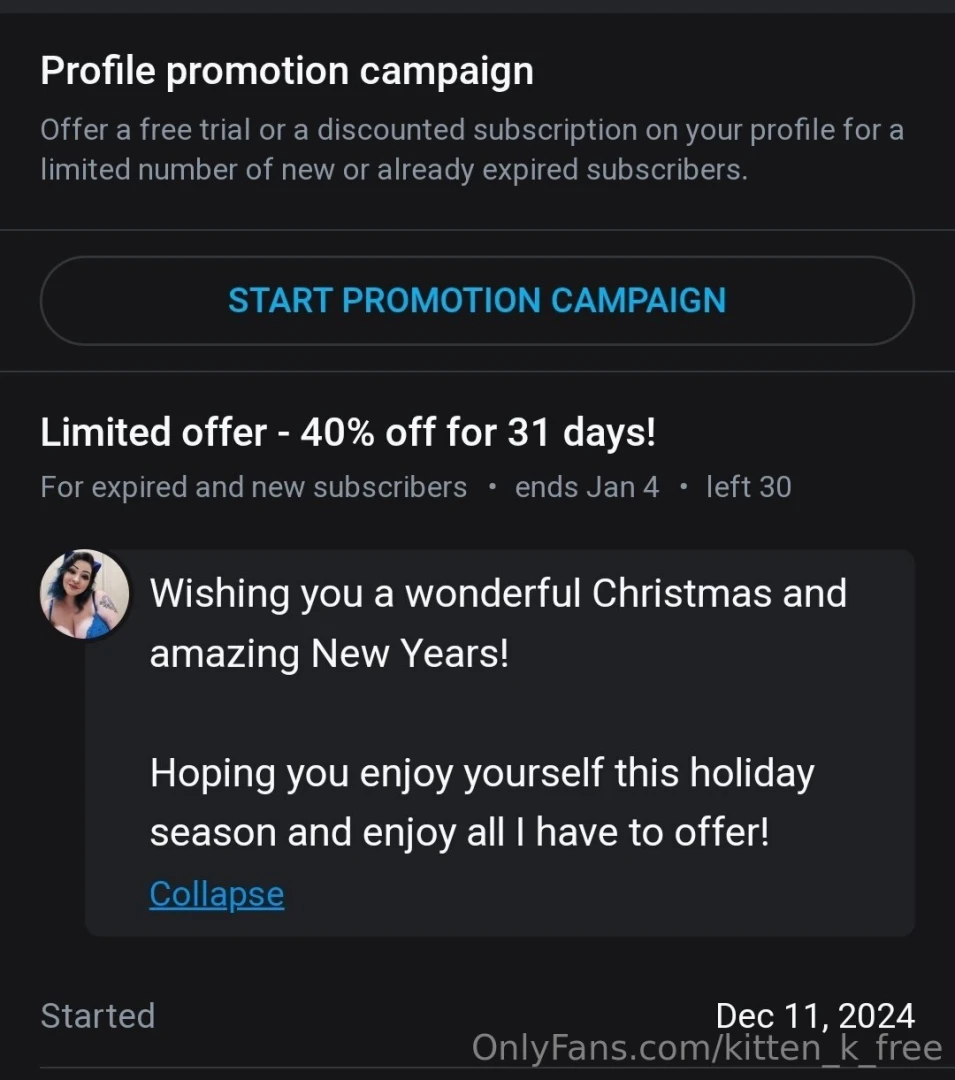 Merry christmas from me to you my exclusive account is having a huge 