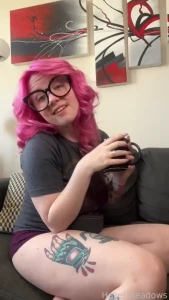 Your roommate seduces you in your own t-shirt roleplay with dildo bj