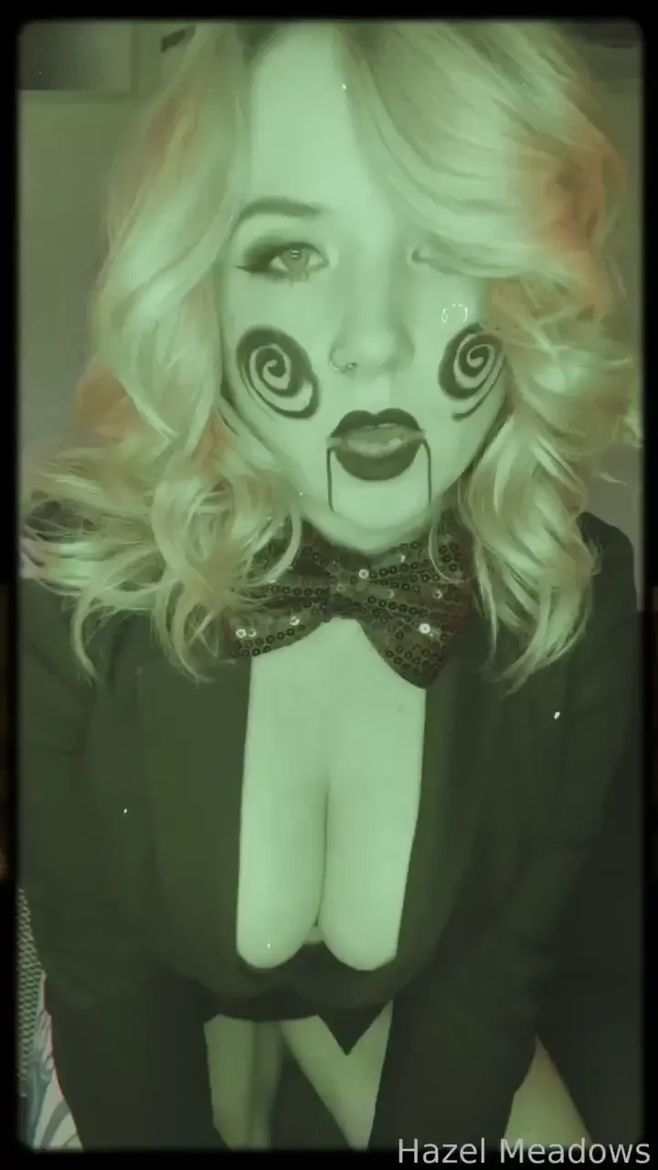 Jigsaw joi you wake up in a room alone and suddenly this clip starts 