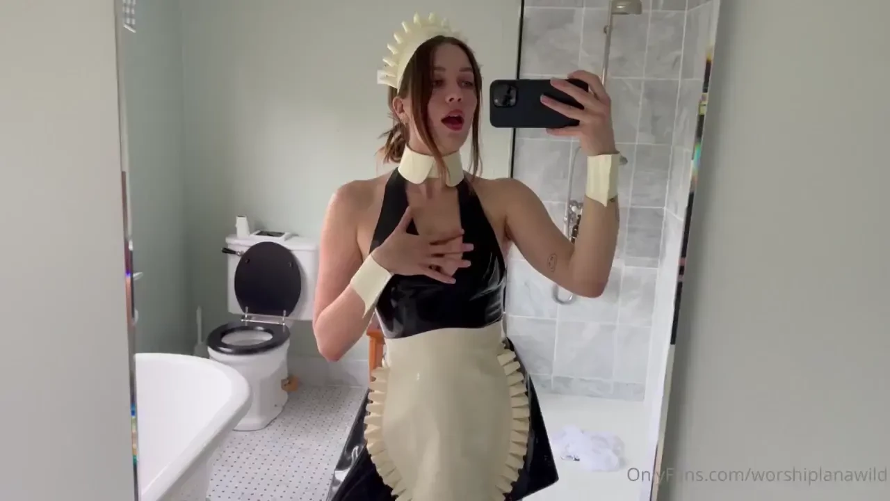 Pov you hired a rubber maid but i make you do the cleaning instead 