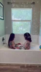Mine and alluring nightshade boobs bubbles and a bath what more could part 1