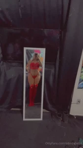 Do we like all red xmas lingerie