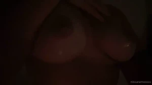 Dark shower time is sexy