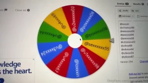 Results of the 5 minute custom video raffle