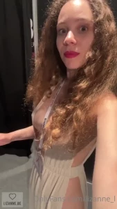 A quick hello from backstage xxx